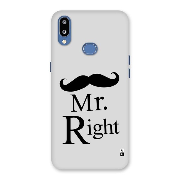 Mr. Right. Back Case for Galaxy M01s