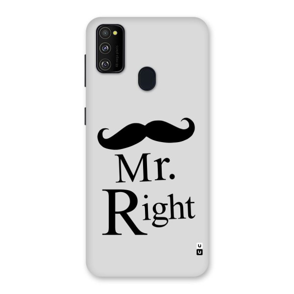 Mr. Right. Back Case for Galaxy M21