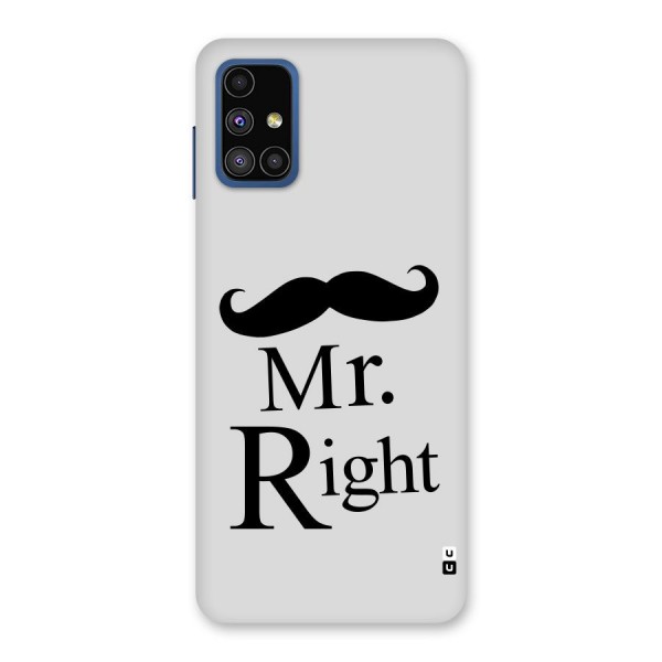 Mr. Right. Back Case for Galaxy M51