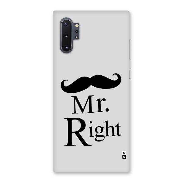 Mr. Right. Back Case for Galaxy Note 10 Plus