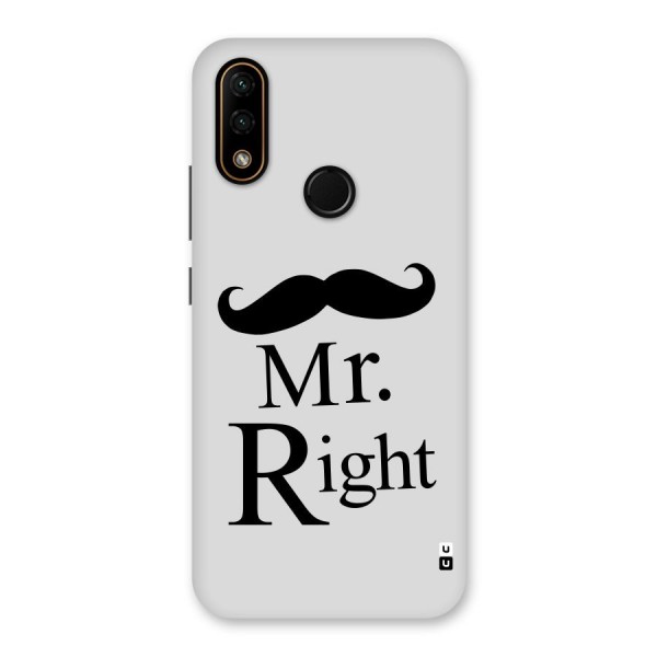 Mr. Right. Back Case for Lenovo A6 Note