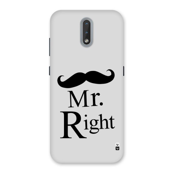 Mr. Right. Back Case for Nokia 2.3