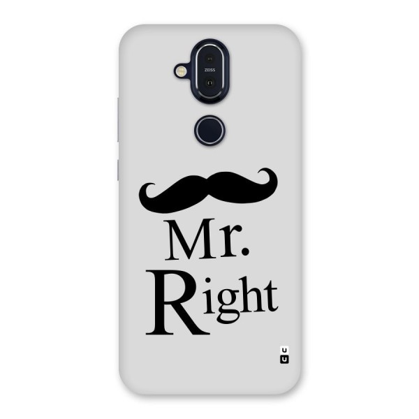 Mr. Right. Back Case for Nokia 8.1