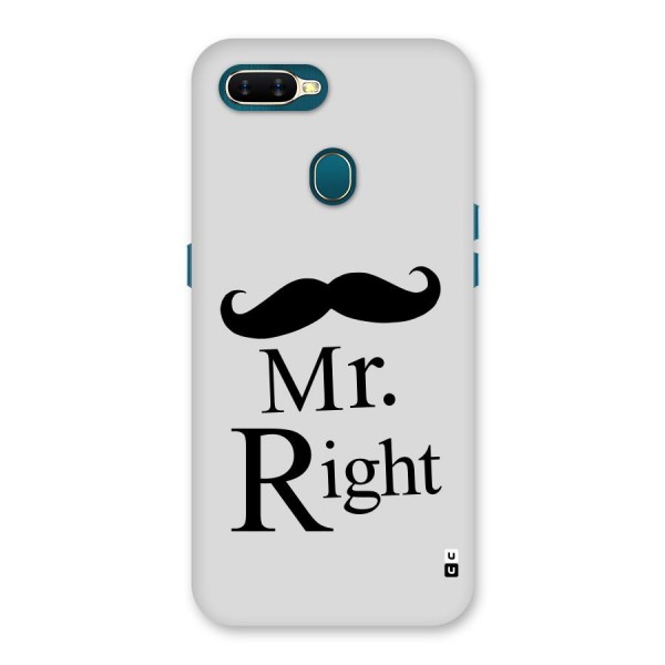 Mr. Right. Back Case for Oppo A12