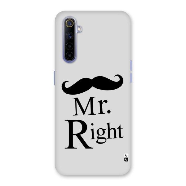 Mr. Right. Back Case for Realme 6i