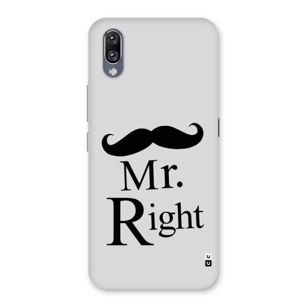 Mr. Right. Back Case for Vivo NEX