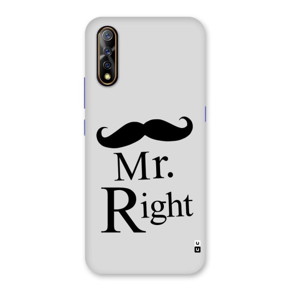 Mr. Right. Back Case for Vivo S1