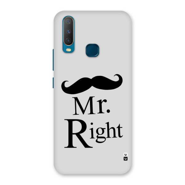 Mr. Right. Back Case for Vivo U10