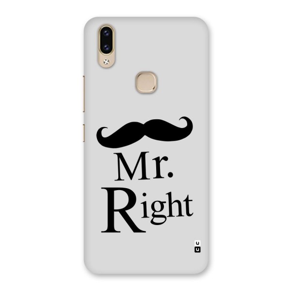 Mr. Right. Back Case for Vivo V9