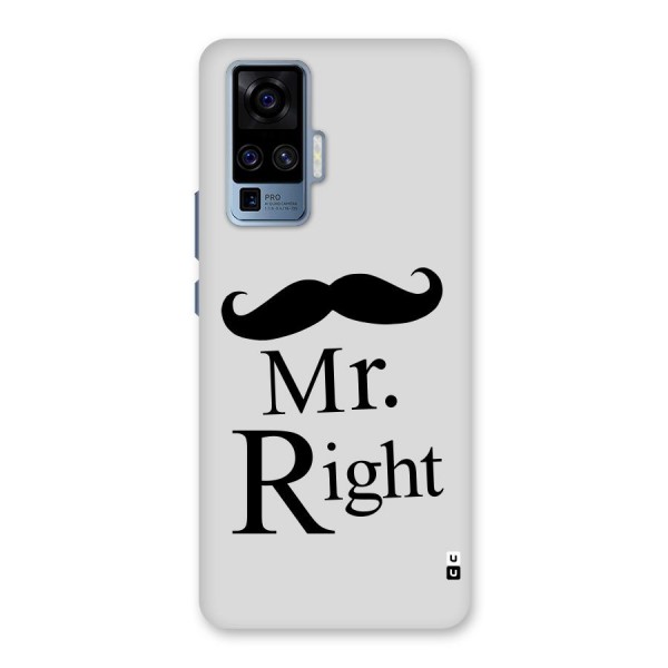 Mr. Right. Back Case for Vivo X50 Pro