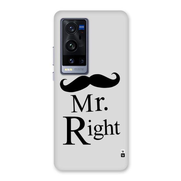 Mr. Right. Back Case for Vivo X60 Pro Plus