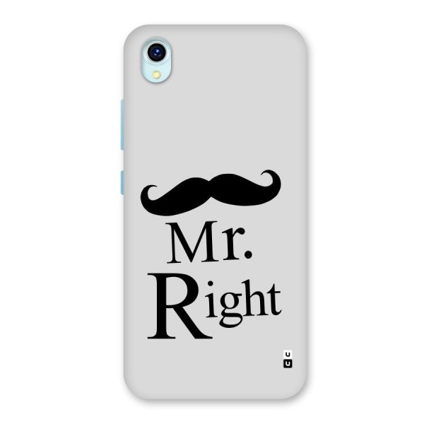 Mr. Right. Back Case for Vivo Y1s