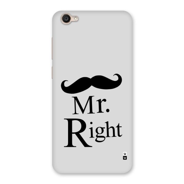 Mr. Right. Back Case for Vivo Y55s