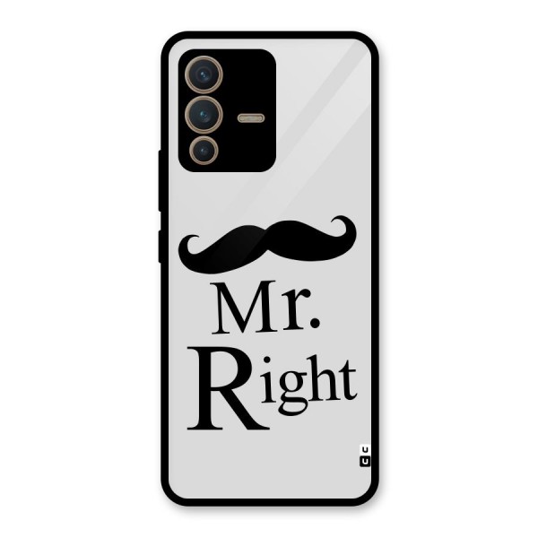 Mr. Right. Glass Back Case for Vivo V23 5G