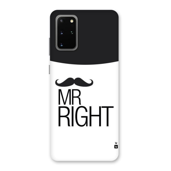 Mr. Right Moustache Back Case for Galaxy S20 Plus