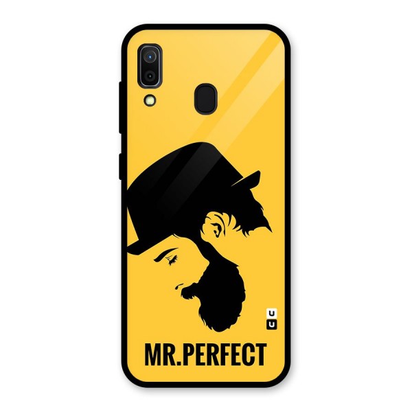 Mr Perfect Glass Back Case for Galaxy A30