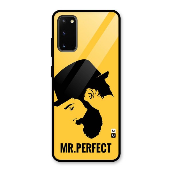 Mr Perfect Glass Back Case for Galaxy S20