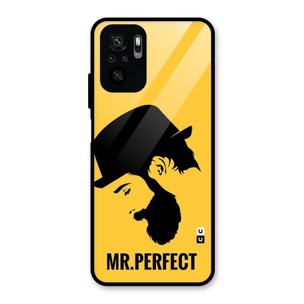 Mr Perfect Glass Back Case for Redmi Note 10