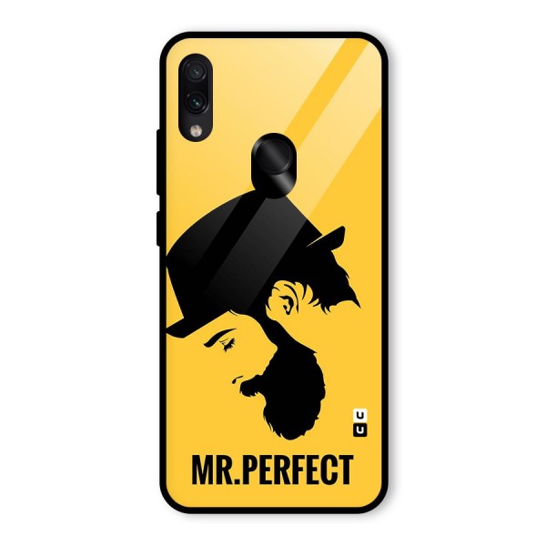 Mr Perfect Glass Back Case for Redmi Note 7