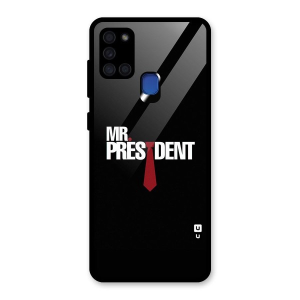 Mr President Glass Back Case for Galaxy A21s