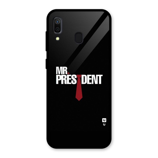 Mr President Glass Back Case for Galaxy A30