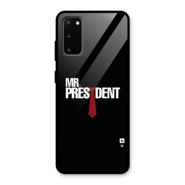 Mr President Glass Back Case for Galaxy S20