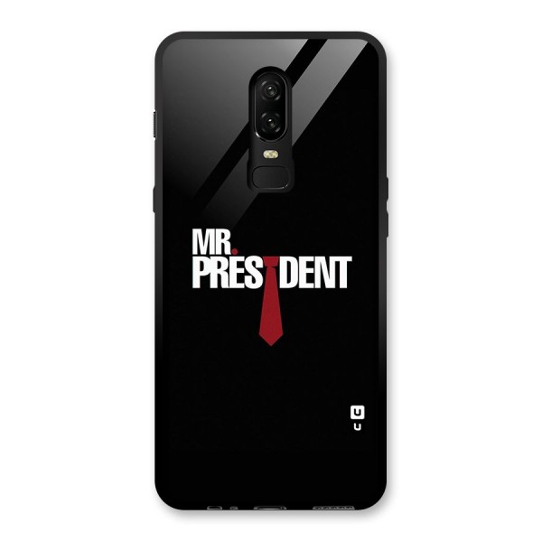 Mr President Glass Back Case for OnePlus 6