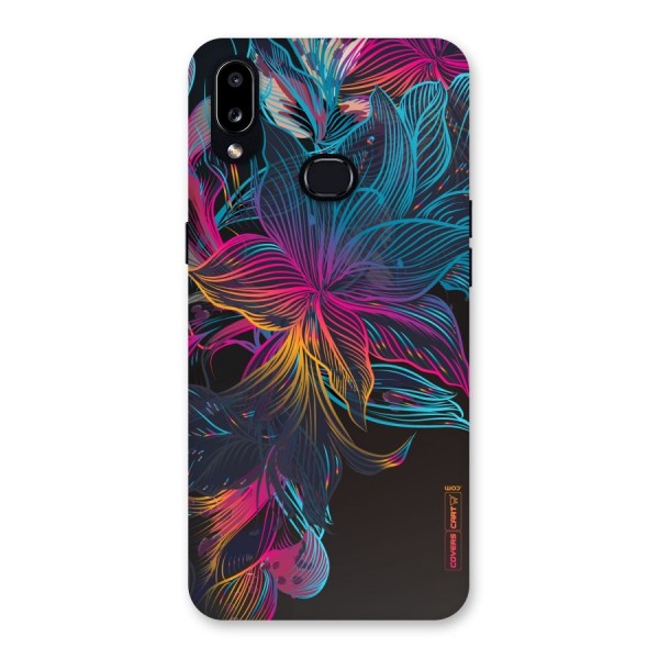 Multi-Colour Flowers Back Case for Galaxy A10s