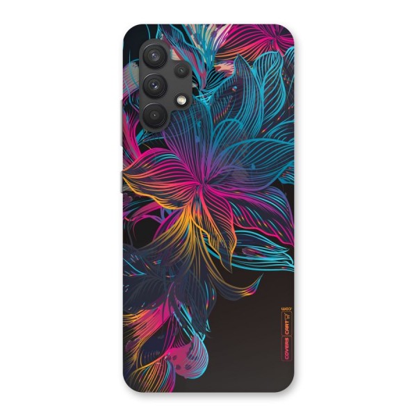 Multi-Colour Flowers Back Case for Galaxy A32