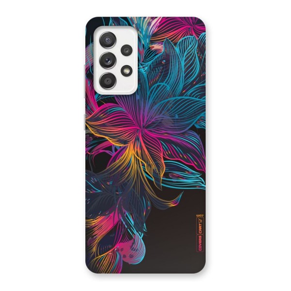 Multi-Colour Flowers Back Case for Galaxy A52