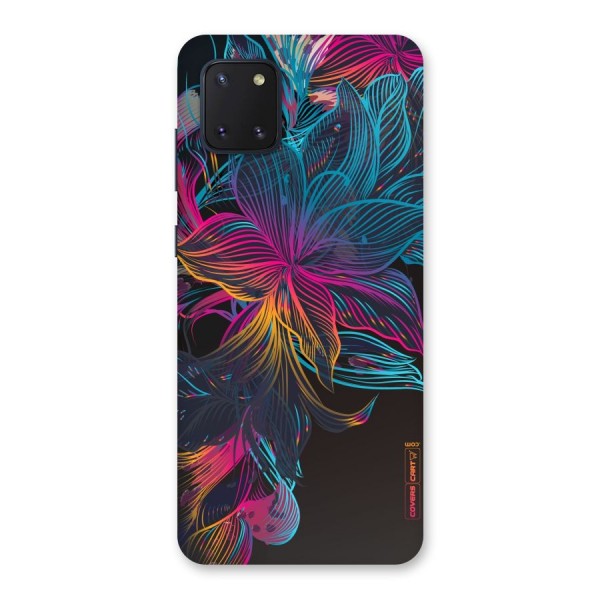 Multi-Colour Flowers Back Case for Galaxy Note 10 Lite