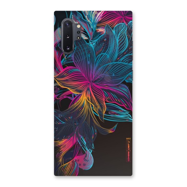 Multi-Colour Flowers Back Case for Galaxy Note 10 Plus