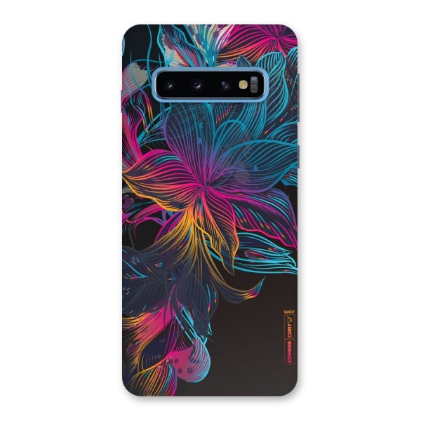 Multi-Colour Flowers Back Case for Galaxy S10