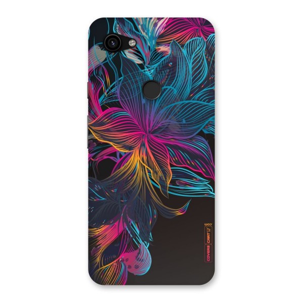 Multi-Colour Flowers Back Case for Google Pixel 3a XL