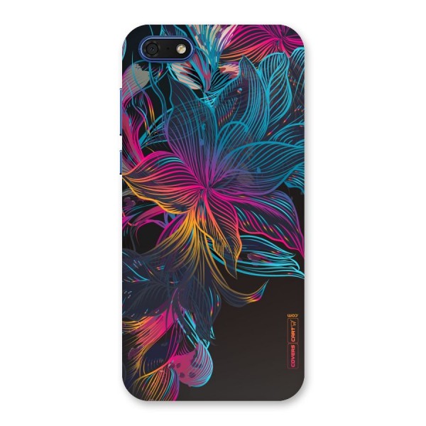 Multi-Colour Flowers Back Case for Honor 7s