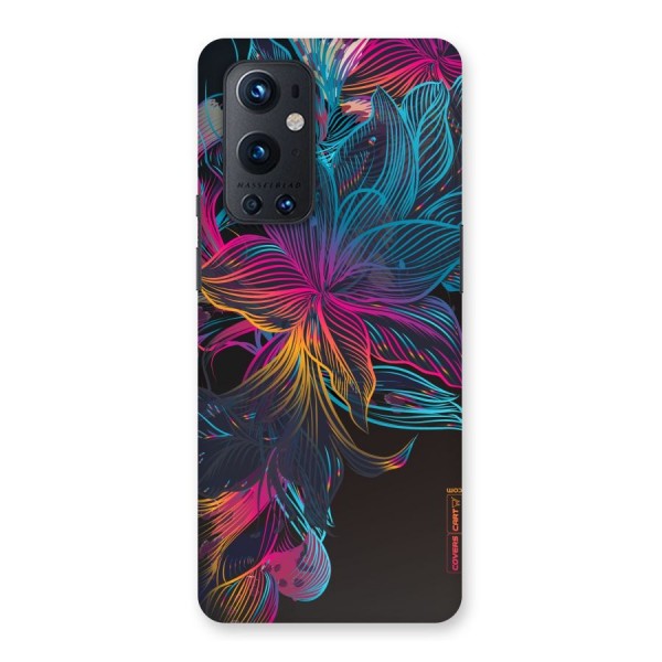 Multi-Colour Flowers Back Case for OnePlus 9 Pro