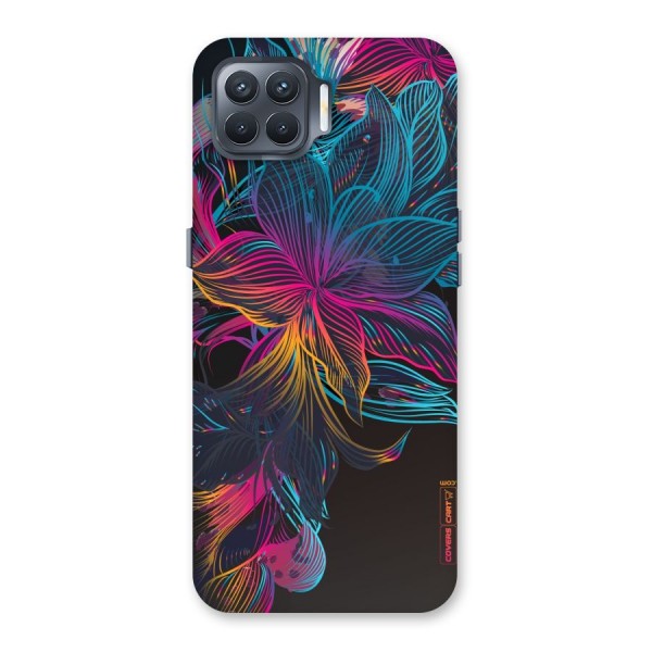 Multi-Colour Flowers Back Case for Oppo F17 Pro