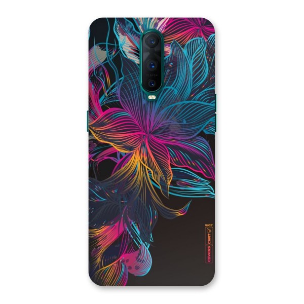 Multi-Colour Flowers Back Case for Oppo R17 Pro