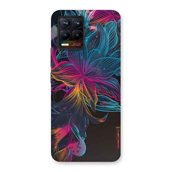 Multi-Colour Flowers Back Case for Realme 8