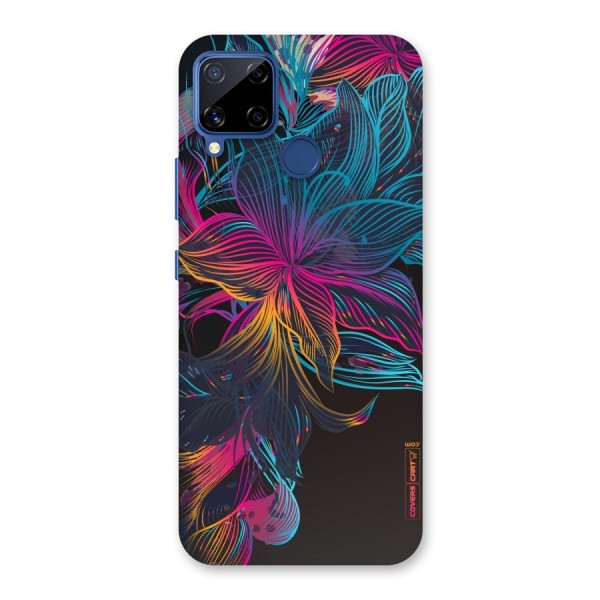 Multi-Colour Flowers Back Case for Realme C12