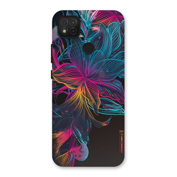 Multi-Colour Flowers Back Case for Redmi 9C