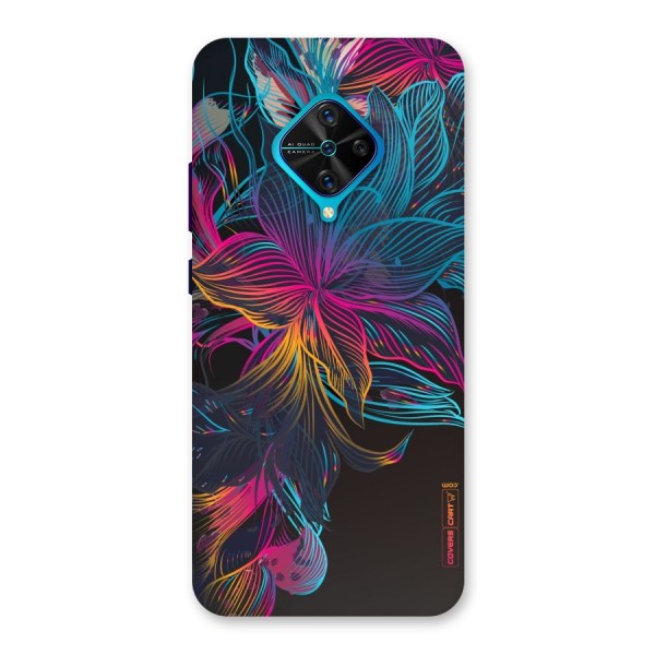 Multi-Colour Flowers Back Case for Vivo S1 Pro