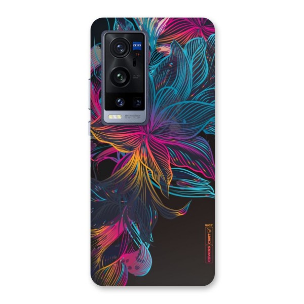 Multi-Colour Flowers Back Case for Vivo X60 Pro Plus