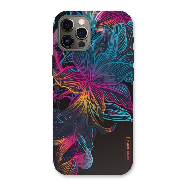 Multi-Colour Flowers Back Case for iPhone 12 Pro