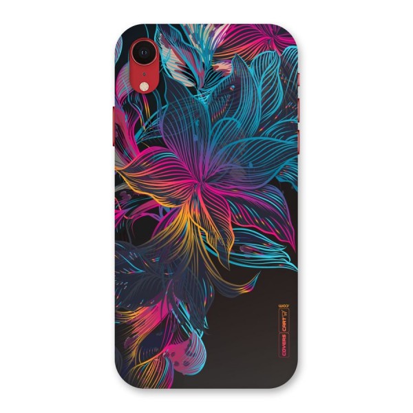 Multi-Colour Flowers Back Case for iPhone XR