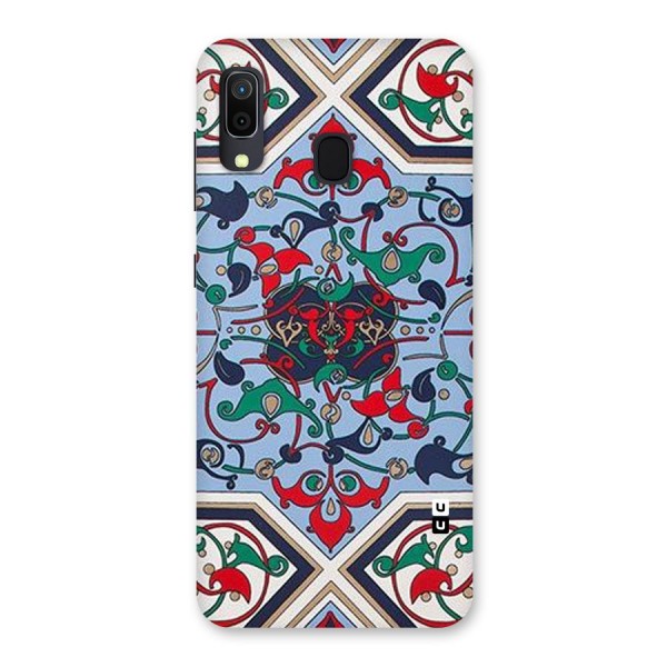 Multi Block Pattern Back Case for Galaxy A20