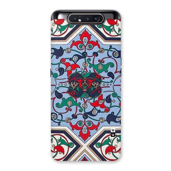 Multi Block Pattern Back Case for Galaxy A80