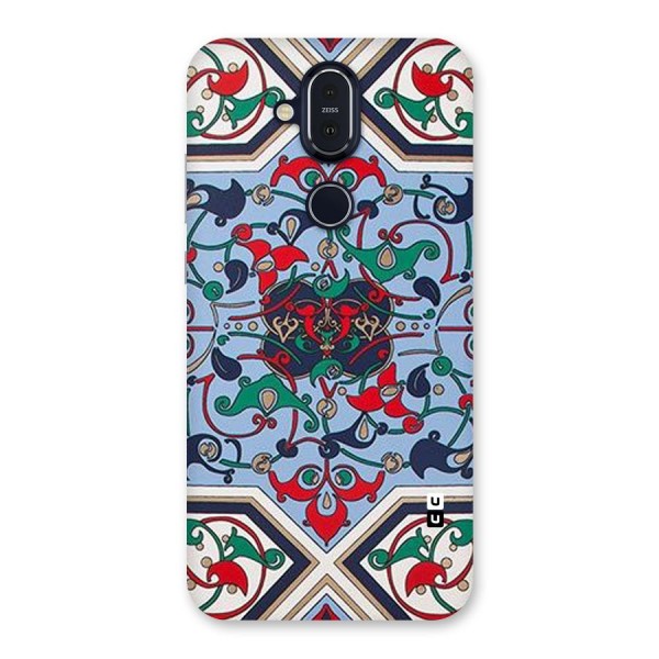 Multi Block Pattern Back Case for Nokia 8.1