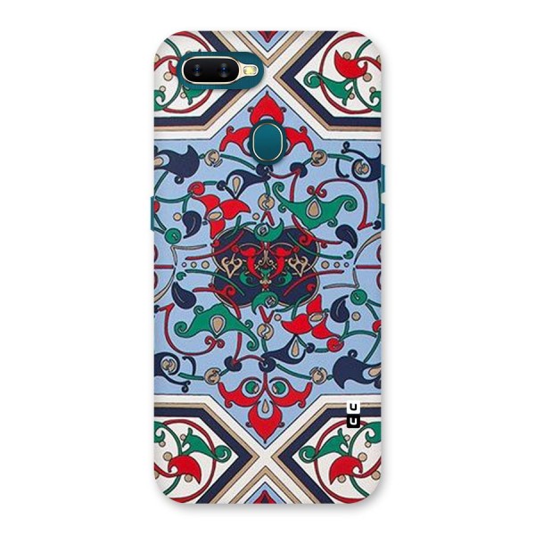 Multi Block Pattern Back Case for Oppo A12