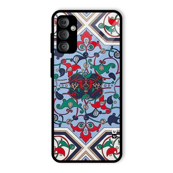 Multi Block Pattern Glass Back Case for Galaxy F23